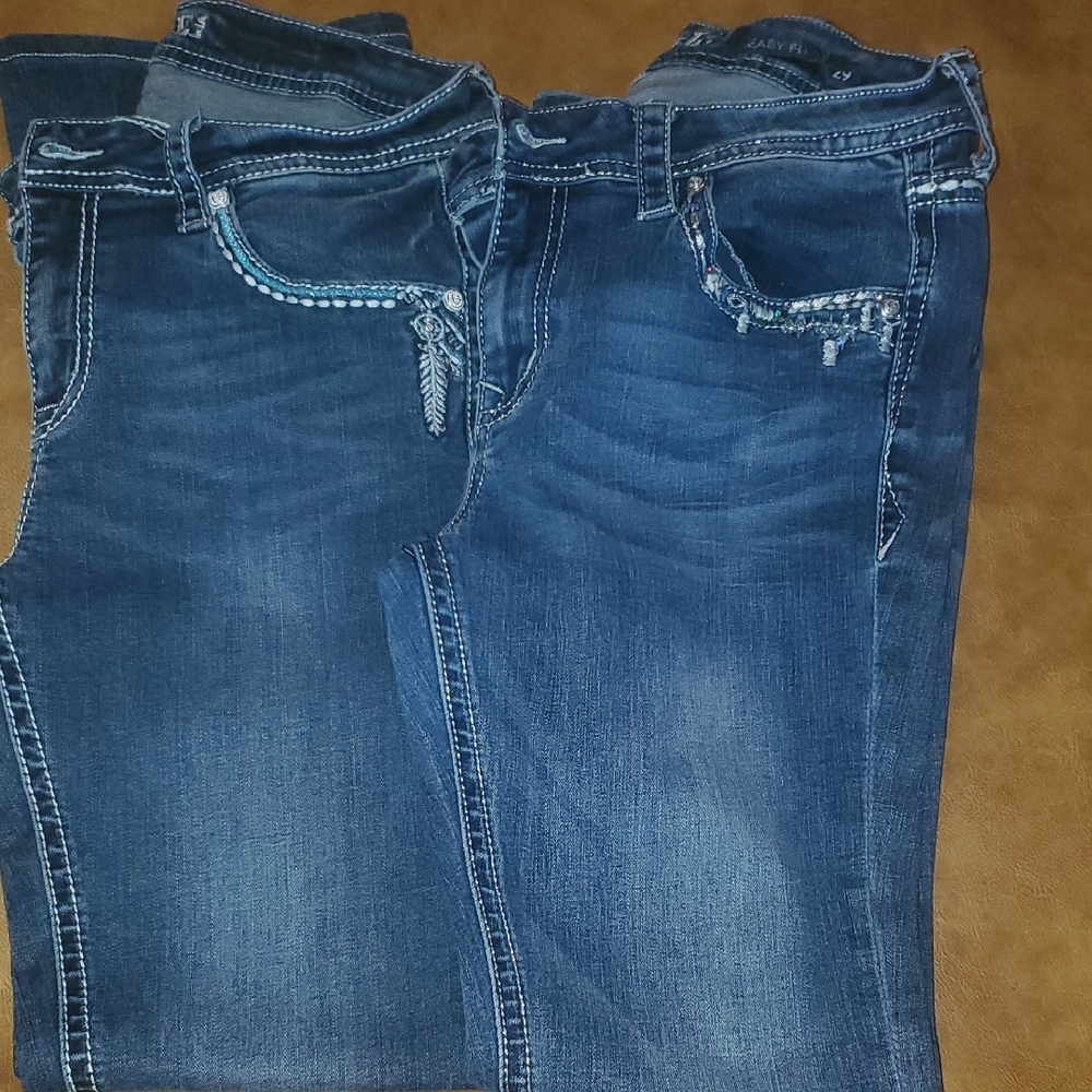 Grace Women's Dark Blue Boot Cut Jeans Sz 29 - Set Of 2
